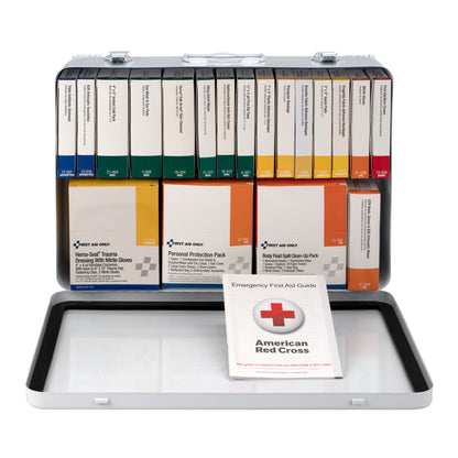 First Aid Kit 75 Person Metal Case – Comprehensive Workplace Supplies