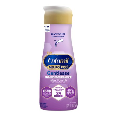 Infant Formula Enfamil NeuroPro Gentlease Unflavored 32 oz. Bottle Liquid Milk-Based Crying / Spitup