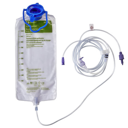 Kangaroo ePump Flush Bag Set 500-1000 mL PVC NonSterile