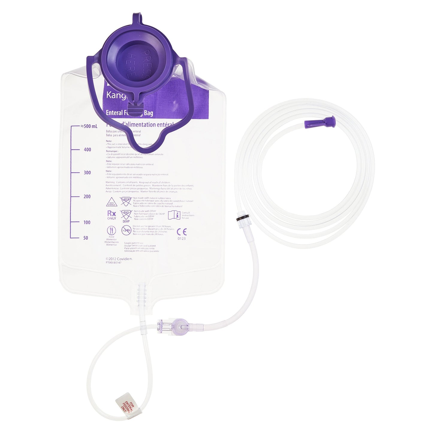 Kangaroo Joey Enteral Feeding Pump Bag Set with ENFit Connector 500-1000 mL