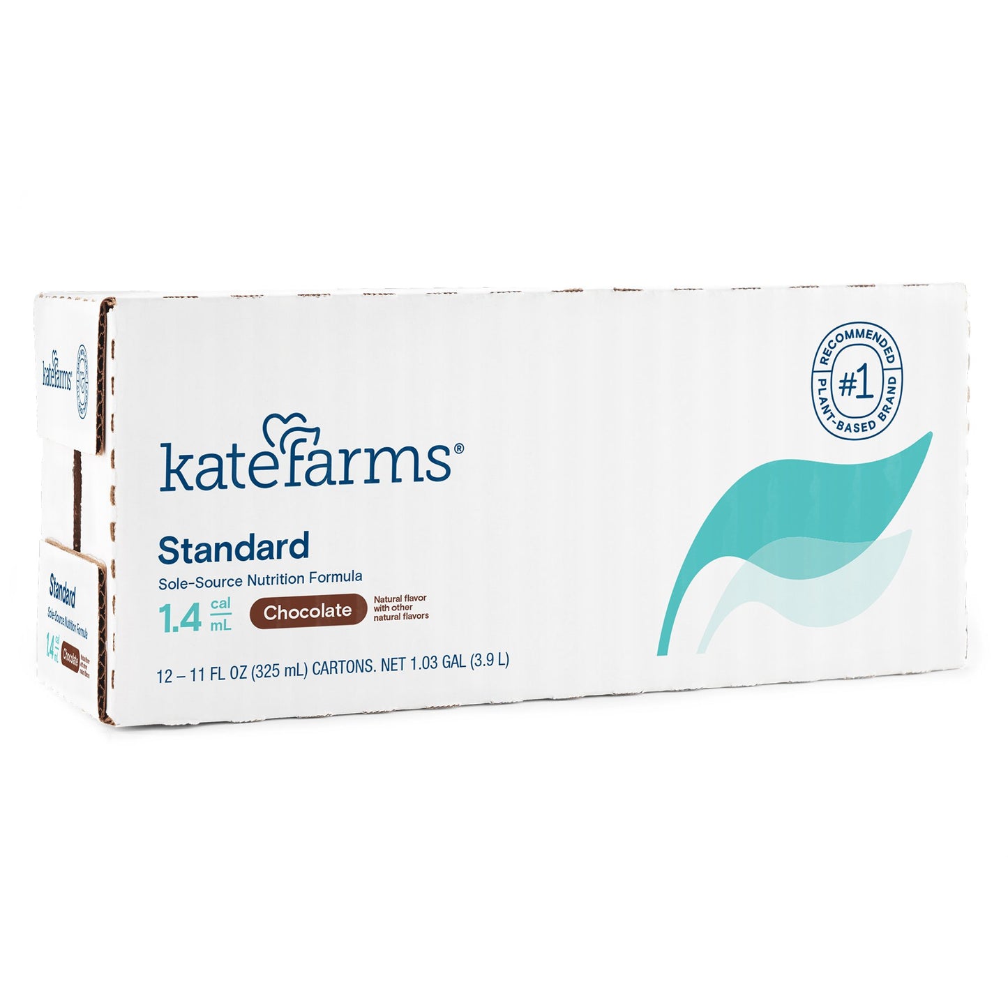 Kate Farms Standard 1.4 Chocolate Flavor Liquid 11 oz Carton Plant-Based Oral Supplement