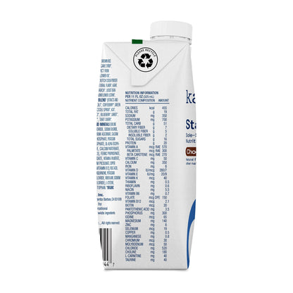 Kate Farms Standard 1.4 Chocolate Flavor Liquid 11 oz Carton Plant-Based Oral Supplement