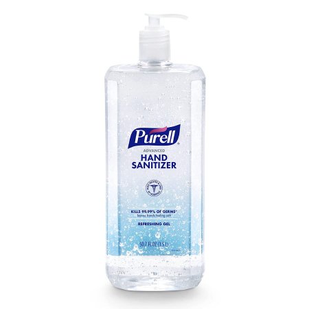 Hand Sanitizer Purell Advanced Ethyl Alcohol Gel Dispenser Refill Bottle