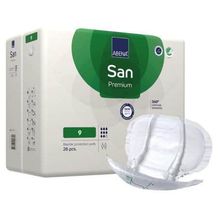 Incontinence Liner Abena San Premium 14.5 X 28.7 Inch Heavy Absorbency Fluff / Polymer Core Size