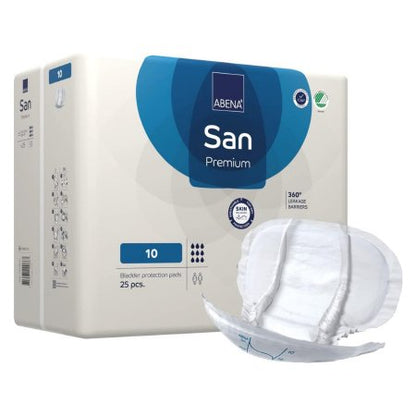 Incontinence Liner Abena San Premium 14.5 X 28.7 Inch Heavy Absorbency Fluff / Polymer Core Size