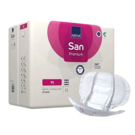 Incontinence Liner Abena San Premium 14.5 X 28.7 Inch Heavy Absorbency Fluff / Polymer Core Size