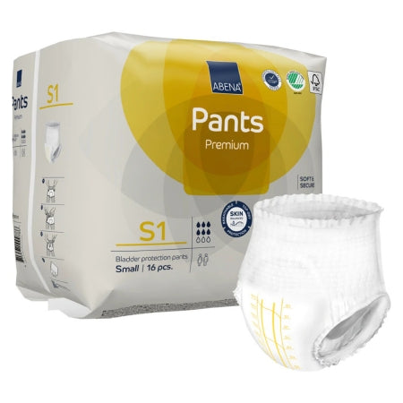 Unisex Adult Absorbent Underwear Abena Premium Pants S1/S2