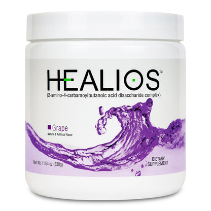 Healios Grape Flavor Oral Supplement Powder for Oral Mucositis 11.64 oz Jar