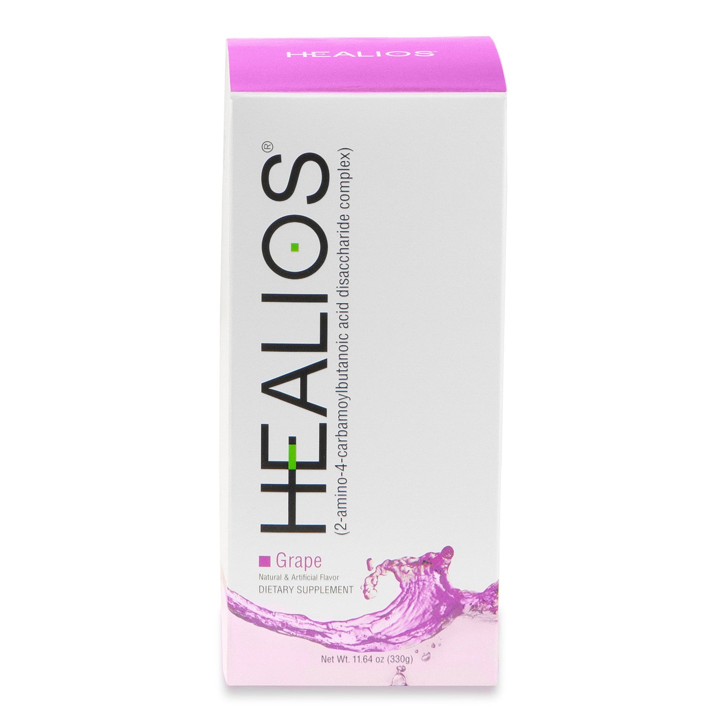 Healios Grape Flavor Oral Supplement Powder for Oral Mucositis 11.64 oz Jar