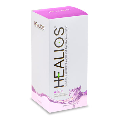 Healios Grape Flavor Oral Supplement Powder for Oral Mucositis 11.64 oz Jar