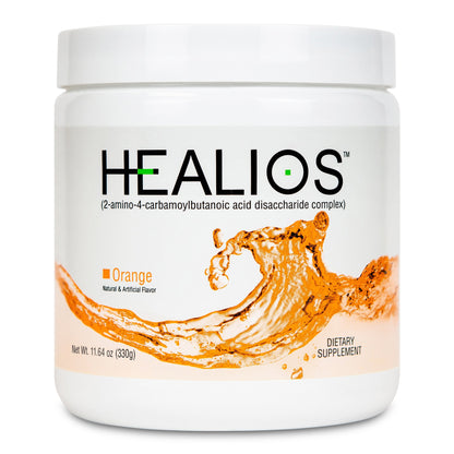 Healios Orange Flavor Oral Supplement Powder for Oral Mucositis 11.64 oz Jar