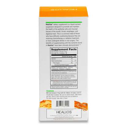 Healios Orange Flavor Oral Supplement Powder for Oral Mucositis 11.64 oz Jar