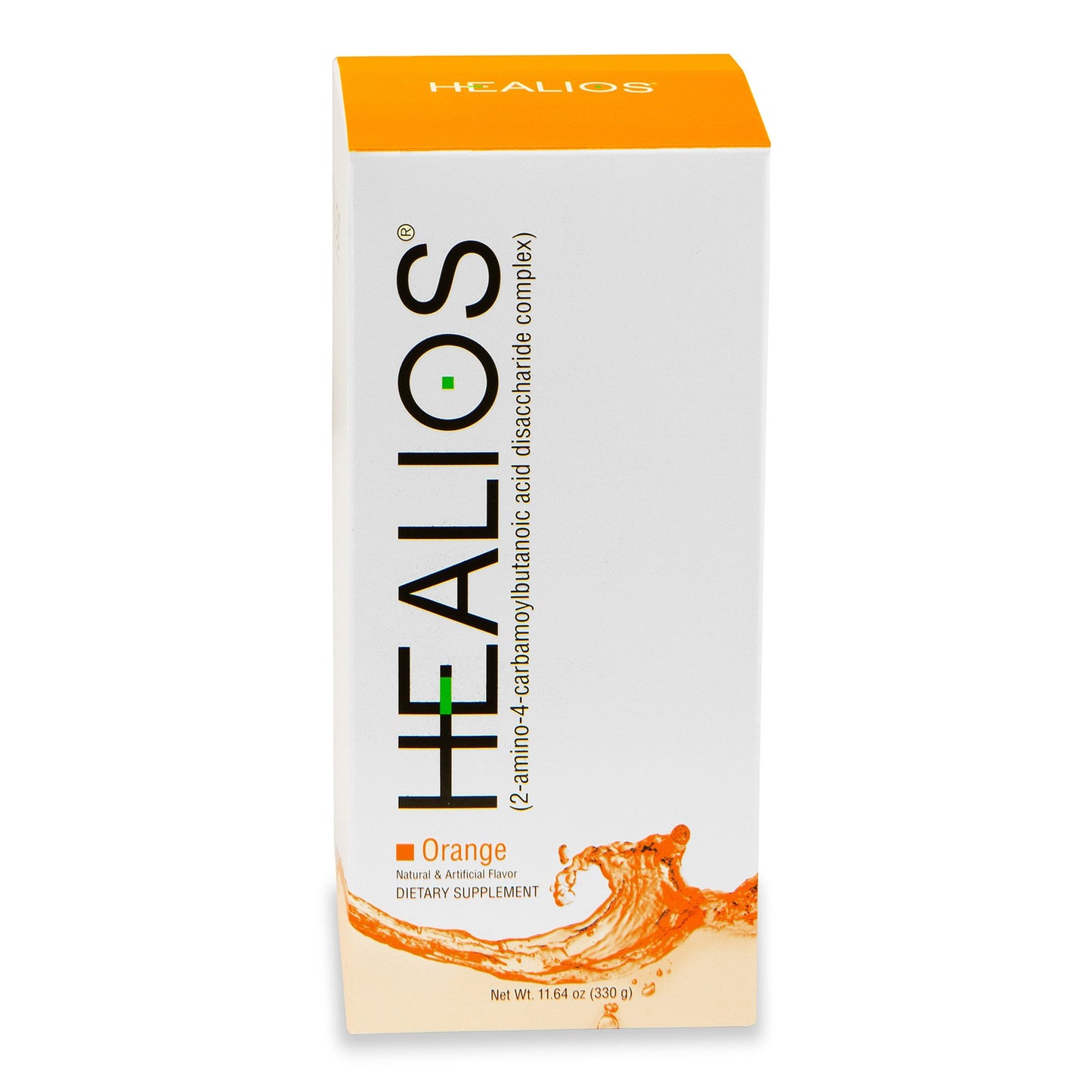 Healios Orange Flavor Oral Supplement Powder for Oral Mucositis 11.64 oz Jar