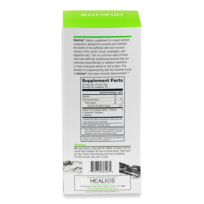 Healios Unflavored Oral Supplement Powder for Oral Mucositis 10.93 oz Jar
