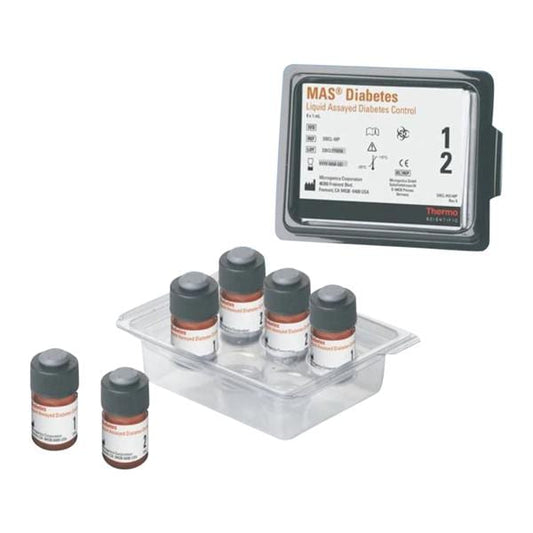 Assayed Control MAS Hemoglobin A1c (HbA1c) Bi-Level 6 X 2 mL