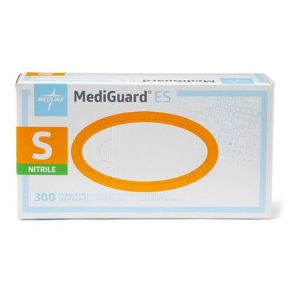 Exam Glove MediGuard ES NonSterile Nitrile Standard Cuff Length Textured Fingertips Blue Not Rated