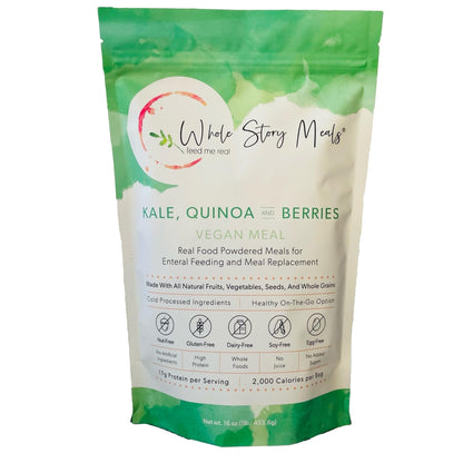 Whole Story Meals Kale Quinoa Berry Powdered Whole Food Oral Supplement 16 oz Pouch