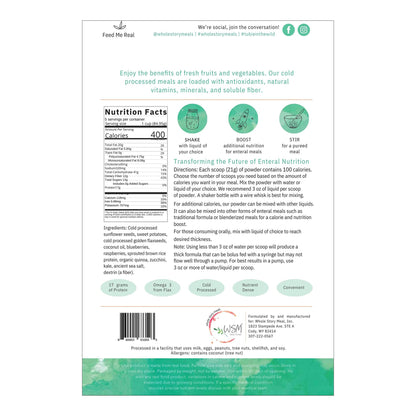 Whole Story Meals Kale Quinoa Berry Powdered Whole Food Oral Supplement 16 oz Pouch