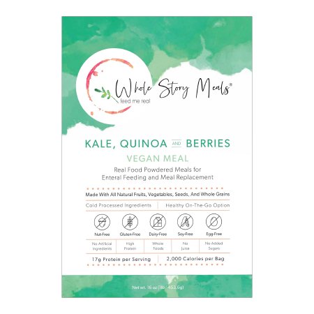 Oral Supplement Whole Story Meals Kale Quinoa Berry Flavor Powder 16 oz. Pouch