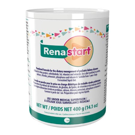 Pediatric Oral Supplement Renastart Unflavored 400 Gram Can Powder Protein Kidney Disease