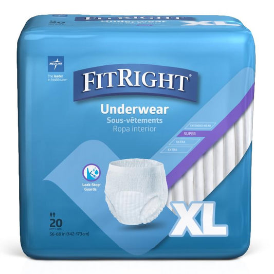 FitRight Super Absorbent Underwear – X-Large, Unisex