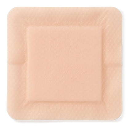 Optifoam Gentle EX Foam Dressing, 4 x 4 Inch, Sterile, Silicone Face & Border, Waterproof Backing