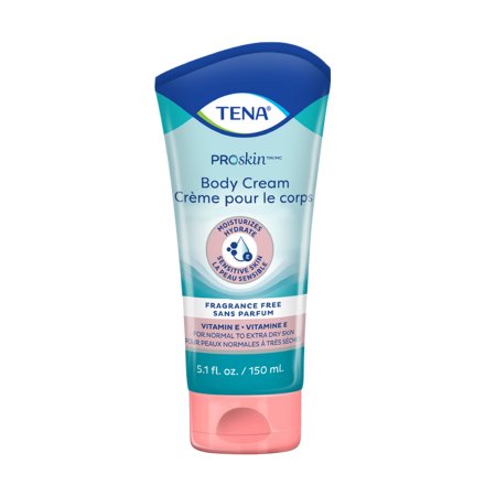 Hand and Body Moisturizer Tena Proskin 5.1 oz. Tube Unscented Cream CHG Compatible