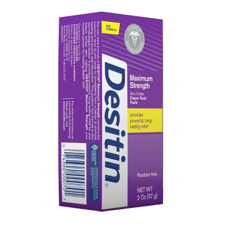 Diaper Rash Treatment Desitin Maximum Strength 2 oz. Tube Scented Paste