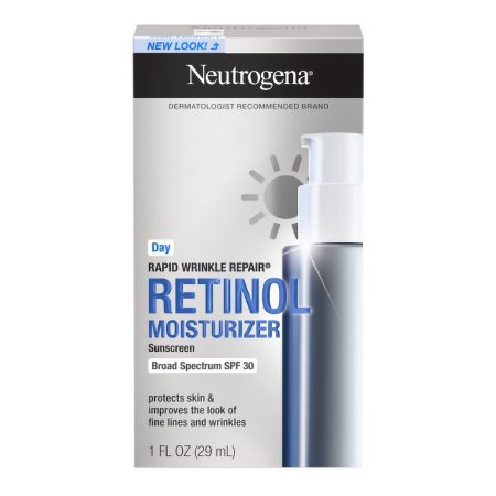 Facial Moisturizer with Sunscreen Neutrogena Rapid Wrinkle Repair 1 oz. Pump Bottle Unscented Lotion