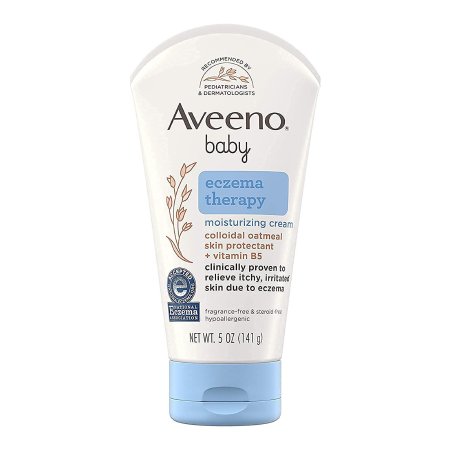 Baby Lotion Aveeno Baby Eczema Therapy 5 oz. Tube Unscented Cream