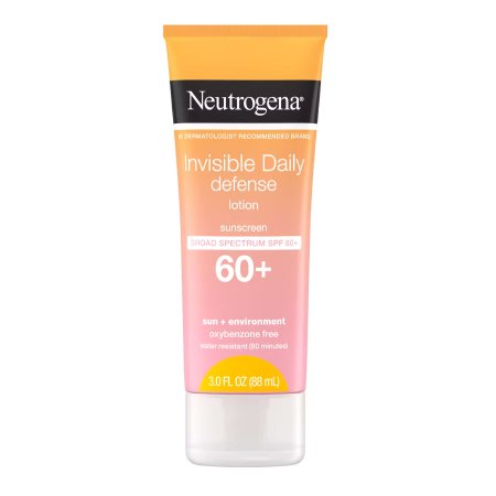 Sunscreen Neutrogena Invisible Daily Defense SPF 60 Lotion 3 oz. Tube