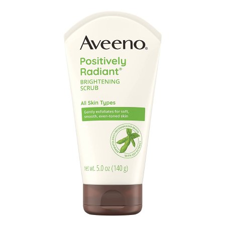 Facial Cleanser Aveeno Positively Radiant Brightening Scrub Cream 5 oz. Tube Scented