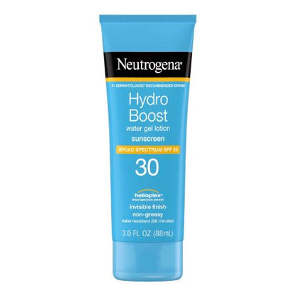 Sunscreen Neutrogena Hydro Boost SPF 30/50 Lotion 3 oz. Tube