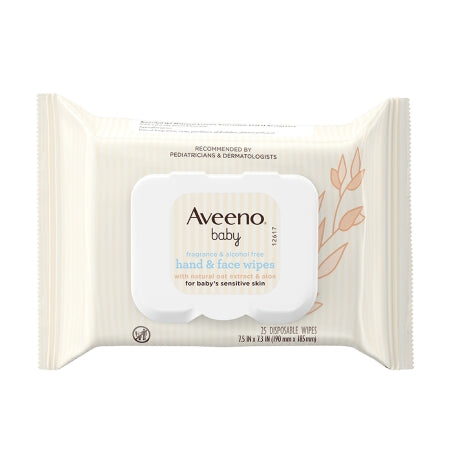 Baby Wipe Aveeno Baby Soft Pack Unscented 25 Count