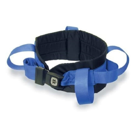 Gait Belt DMI Deluxe 46 to 52 Inch Length Blue / Black Nylon