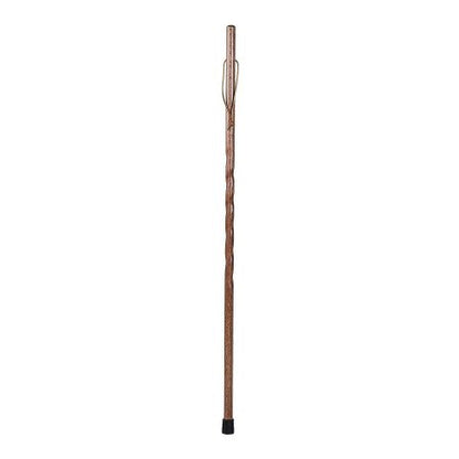 Walking Stick Brazos Twisted Backpacker Wood 55 Inch Height