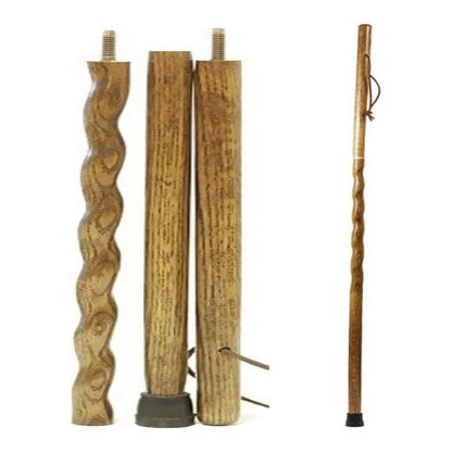 Walking Stick Brazos Twisted Traveler's Stick Wood