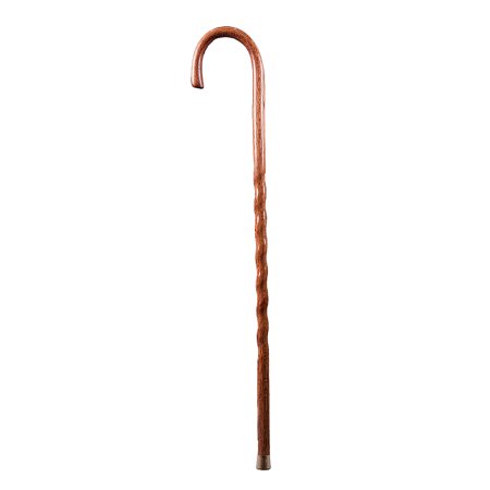 Round Handle Cane Brazos Twisted Wood