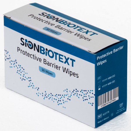 Skin Barrier Wipe SionBiotext Isopropyl Alcohol, Water, SD Ethanol -40, Vinyl Caprolactam/VP/Dimethylaminoethyl Methacrylate Copolymer Individual Packet NonSterile