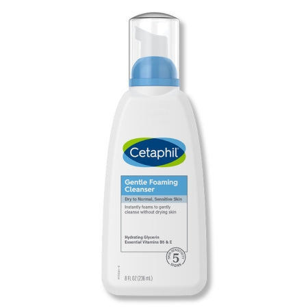 Facial Cleanser Cetaphil Foaming Face Wash Foaming 8 oz. Pump Bottle Gentle Scent