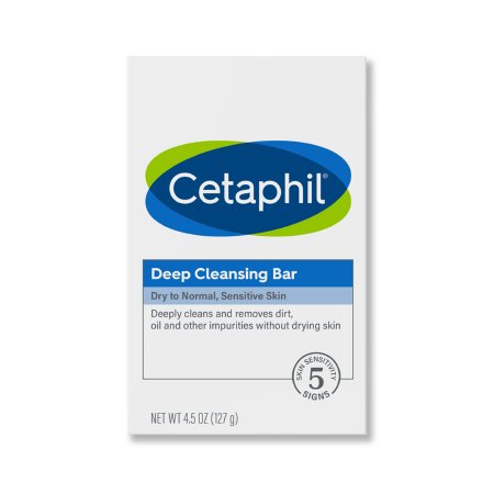 Soap Cetaphil Deep Cleansing Bar 4.5 oz. Box Gentle Scent