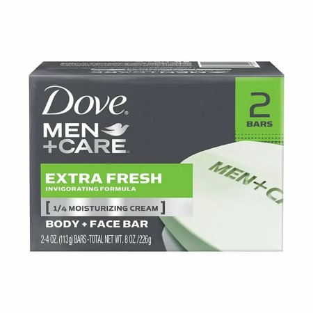 Soap Dove Men+Care Bar 3.75 oz. Individually Wrapped Extra Fresh Scent