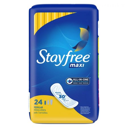 Feminine Pad Stayfree Maxi Regular Absorbency