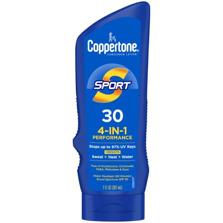 Sunscreen Coppertone Sport 4-In-1 Performance SPF 30 Lotion 7 oz. Tube