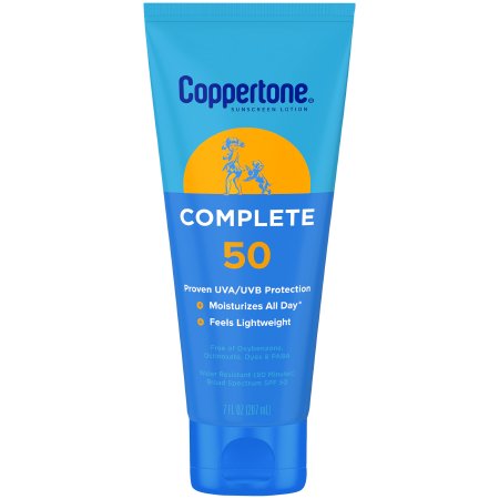 Sunscreen Coppertone Complete SPF 50 Lotion 7 oz. Tube