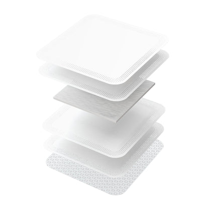 Duramax S Super Absorbent Silicone Adhesive Dressing 6 x 8 Inch – Rectangle, Sterile