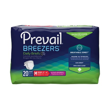 Brief Prevail Breezers Disposable Heavy Absorbency