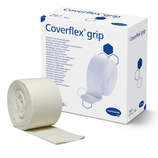 Coverflex Grip Elastic Tubular Support Bandage Size E 3-2/5 Inch x 11 Yard Standard Compression
