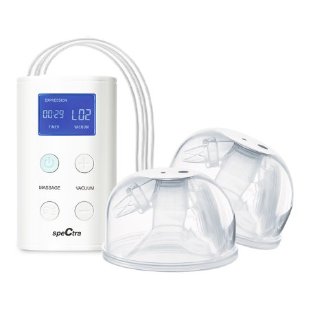 Double Electric Breast Pump with Wearable CaraCup Milk Collection Inserts Spectra 9 Plus