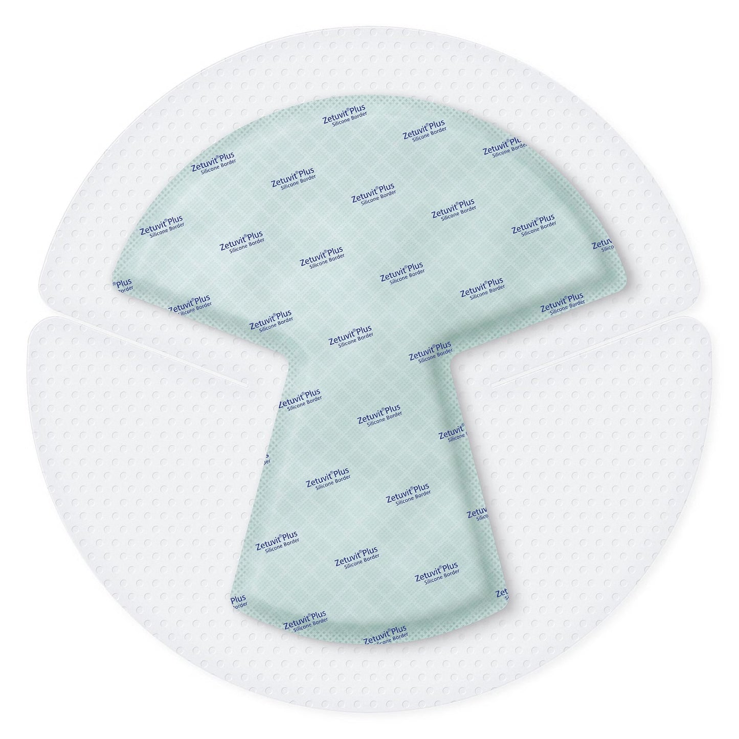 Zetuvit Plus Silicone Border Heel Dressing 10 x 10 Inch Sterile